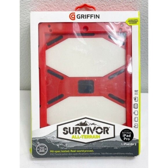 Griffin GB42576 Survivor All-Terrain Rugged PET Protective Case for Apple iPad 2 - Picture 4 of 6